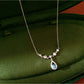 Nozari - Alloy Drop Pendant Clavicle Chain Necklace