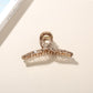 Beau - Geometric Acetate Hollow Wave Claw Hair Clip