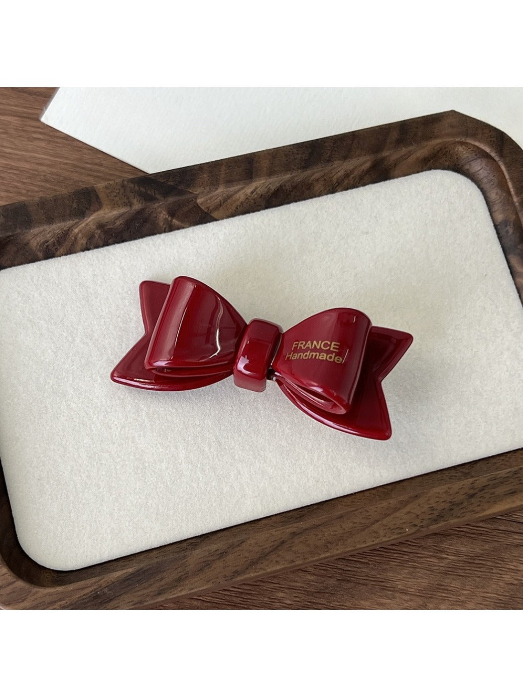 Beau - Elegant Bow Acetate Hair Clip