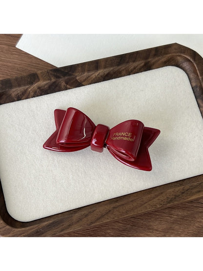 Beau - Elegant Bow Acetate Hair Clip