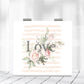 Mirroray - Decorative Floral Print Portable Makeup Mirror