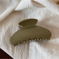 Beau - Glossy Sculpted Plastic Hair Styling Claw Clip