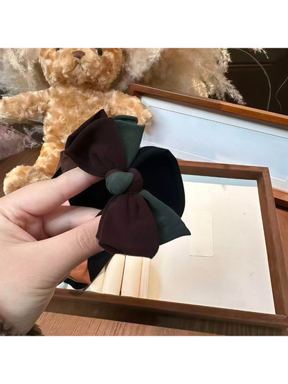 Gifty - Two Tone Bow Scrunchie