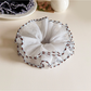 Gifty - Layered Mesh Contrast Trim Hair Scrunchie