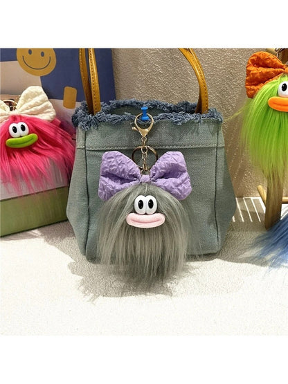 Keypus - Funny Bow Doll Bag Charm Keychain