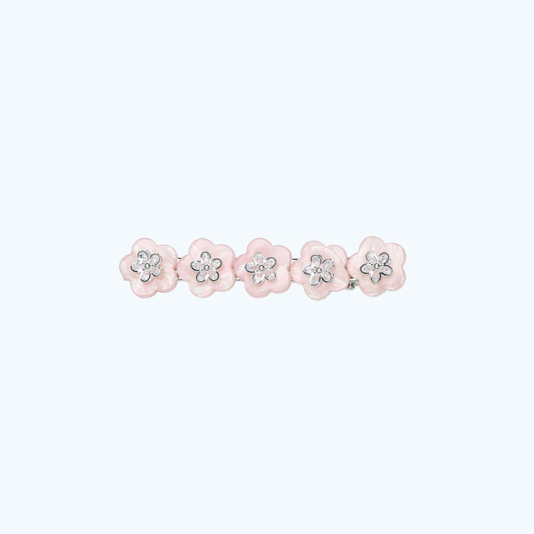 Beau - Sweet Floral Accent Decorative Hair Clip