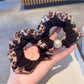 Gifty - Leopard Print Color-Block Scrunchie