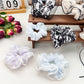 Gifty - Ink Wash Print Ruched Scrunchie