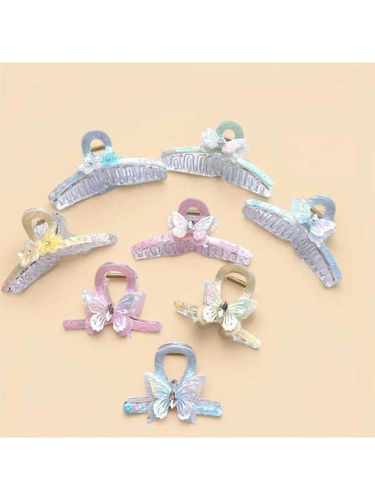 Beau - Ribbon Bow Butterfly Hair Claw Clip
