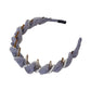 Gifty - Polka Dot Mesh Wave Geometric Print Headband