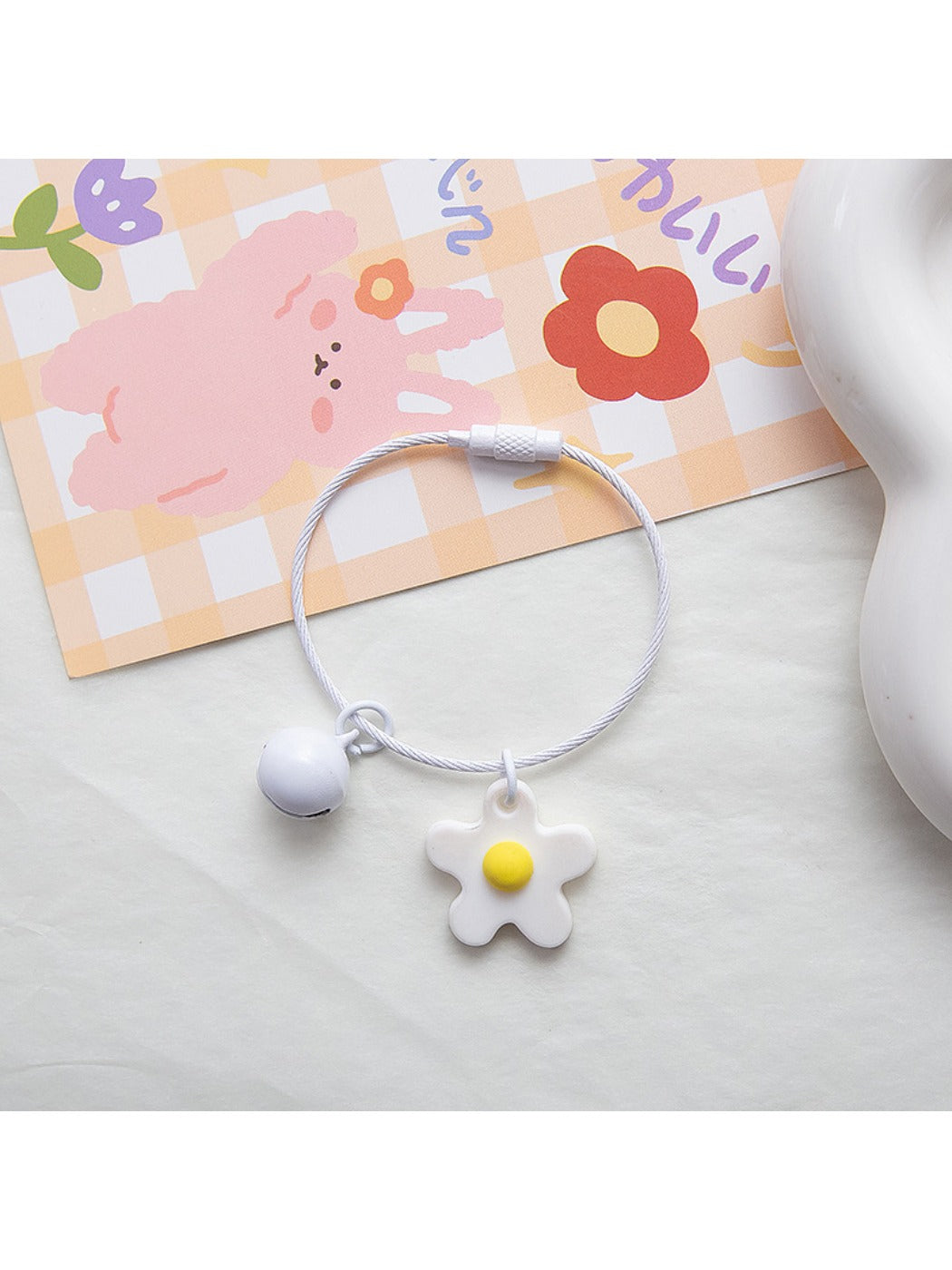 Keypus - Candy-Colored Flower Bell Keychain