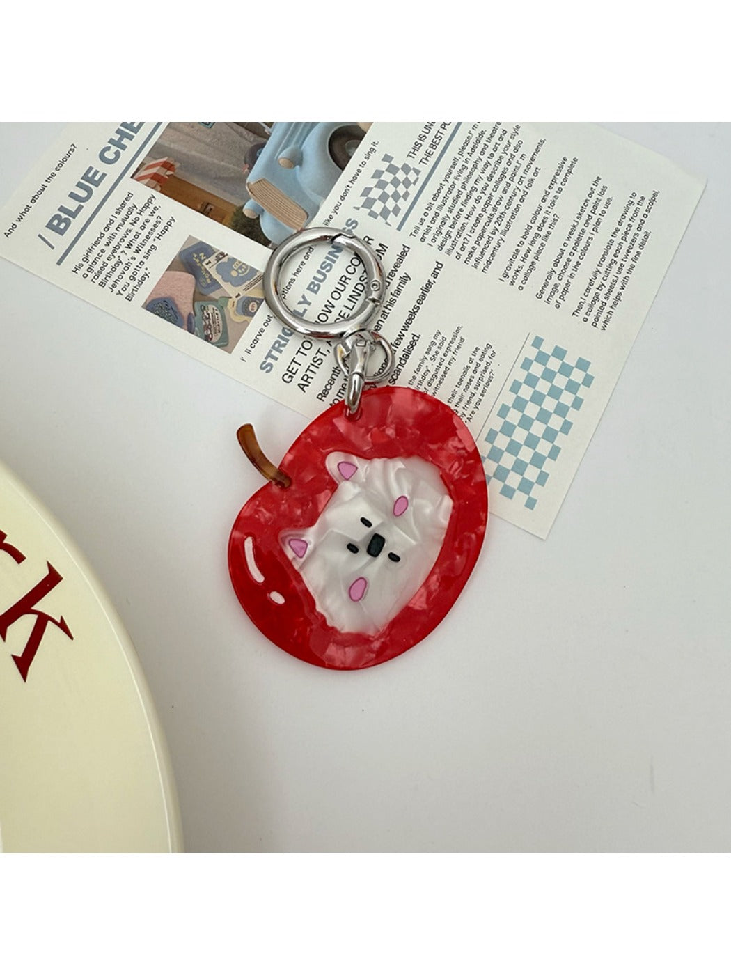 Keypus - Cartoon Shaped Bag Charm Keychain