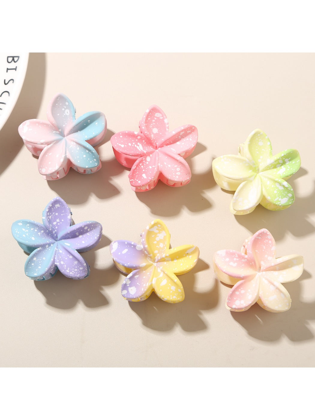 Beau - Gradient Floral Hair Claw Clip
