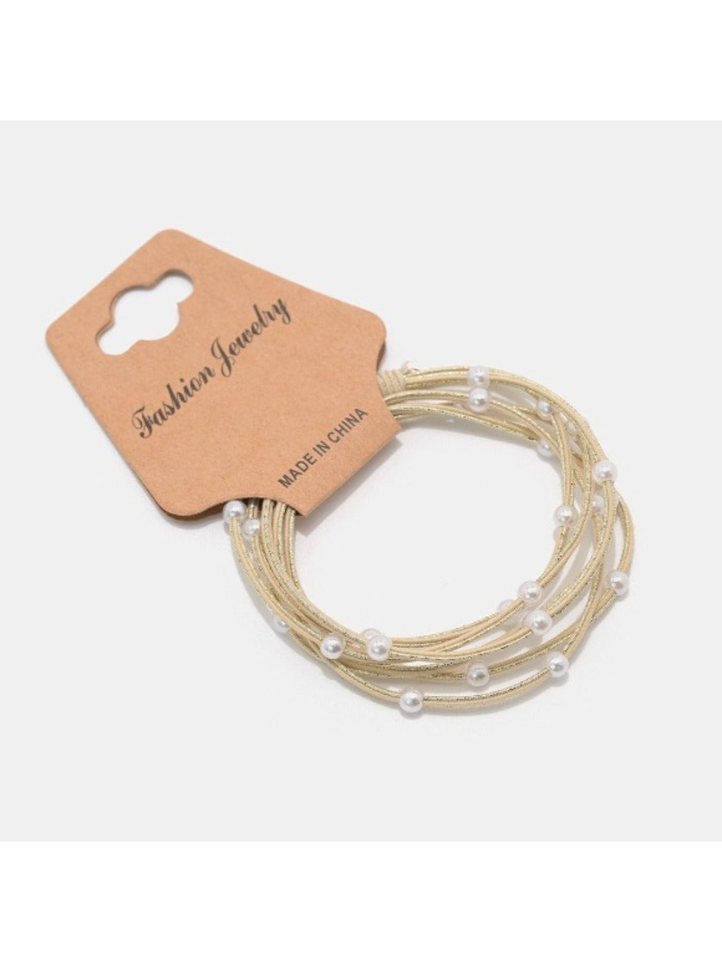 Gifty - Macaron Colored Beaded Hair Ties