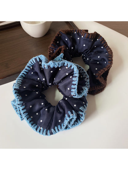 Gifty - Color Block Polka Dot Hair Tie