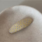 Beau - Irregular Oval Pattern Hair Clip