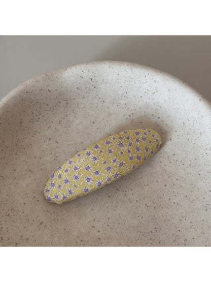 Beau - Irregular Oval Pattern Hair Clip