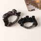 Gifty - Satin Ruffle Edge Polyester Elastic Scrunchie