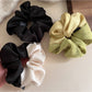 Gifty - Four Seasons Bamboo Print Satin Scrunchie