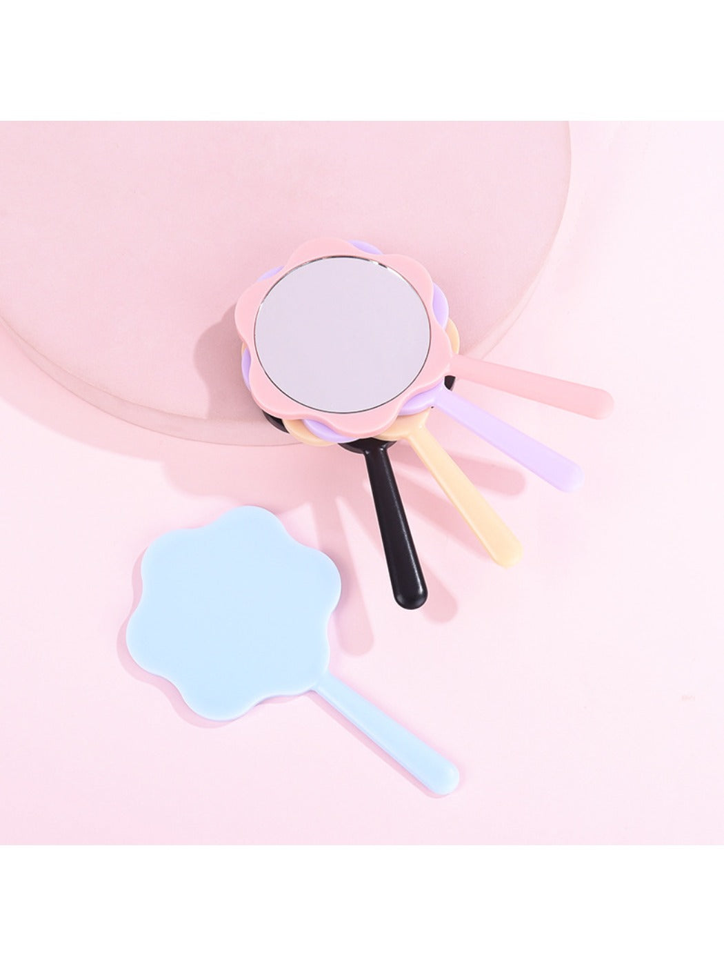 Mirroray - Solid Flower Shaped Hand Mirror
