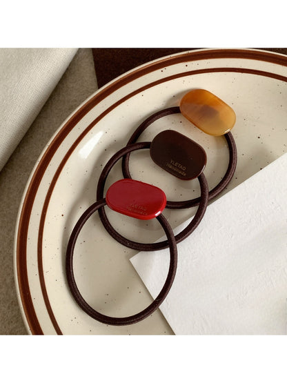 Gifty - Stylish Oval Acetate Hair Tie