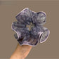 Gifty - Ruffled Leopard Print Mesh Look Hair Scrunchie