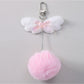 Keypus - Y2K Angel Wings Bow Heart Bag Charm Keychain