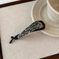 Beau - Acetate Geometric Marble Twist Hair Clip