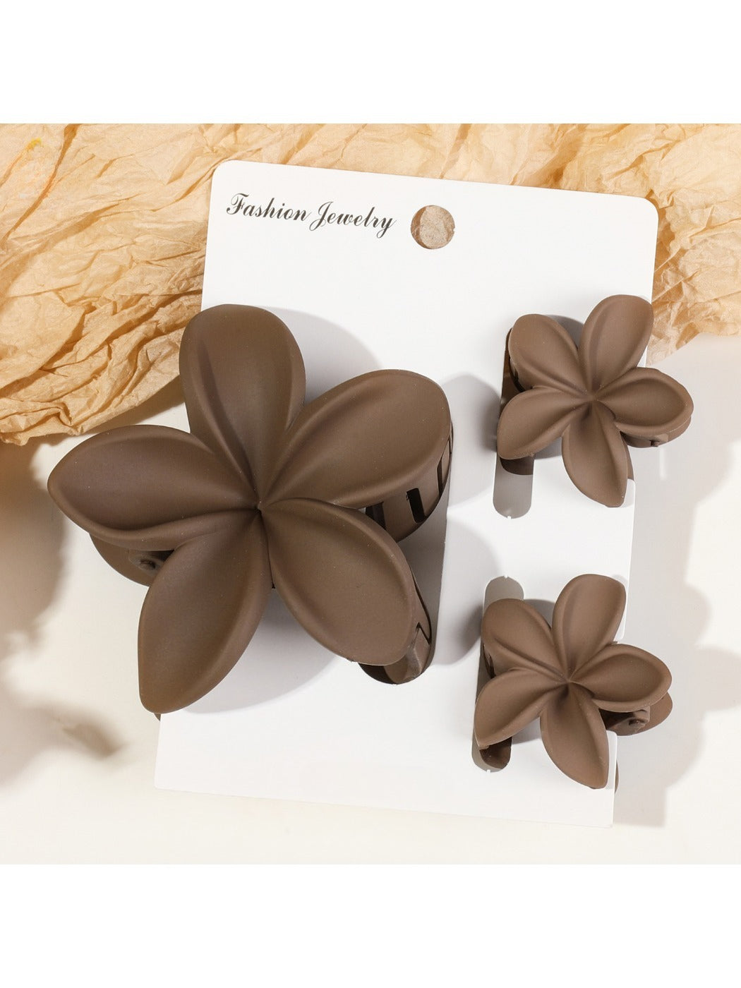 Beau - Frangipani Hair Clips Set