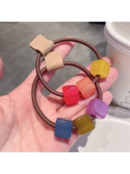 Gifty - Macaron Cube Hair Ties
