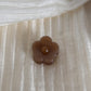 Beau - Acetate Flower Side Hair Claw Clip