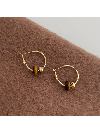 Earedge - Elegant Vintage Round Earrings