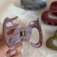 Beau - Glossy Irregular Open Design Hair Claw Clip
