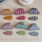 Beau - Colorful Stripe Pattern Acrylic Claw Clip