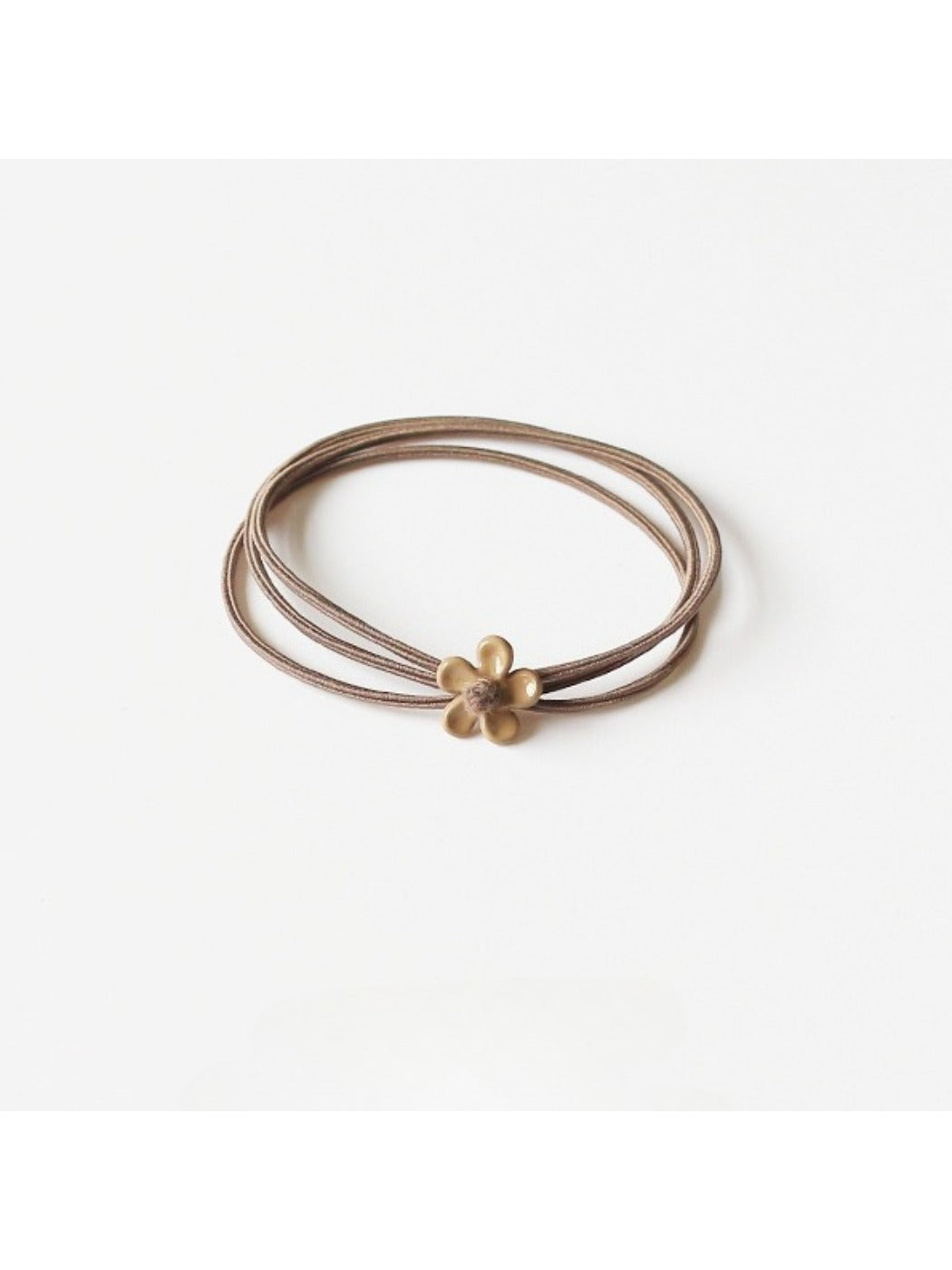 Gifty - Simple Solid Color Flower Shaped Hair Tie