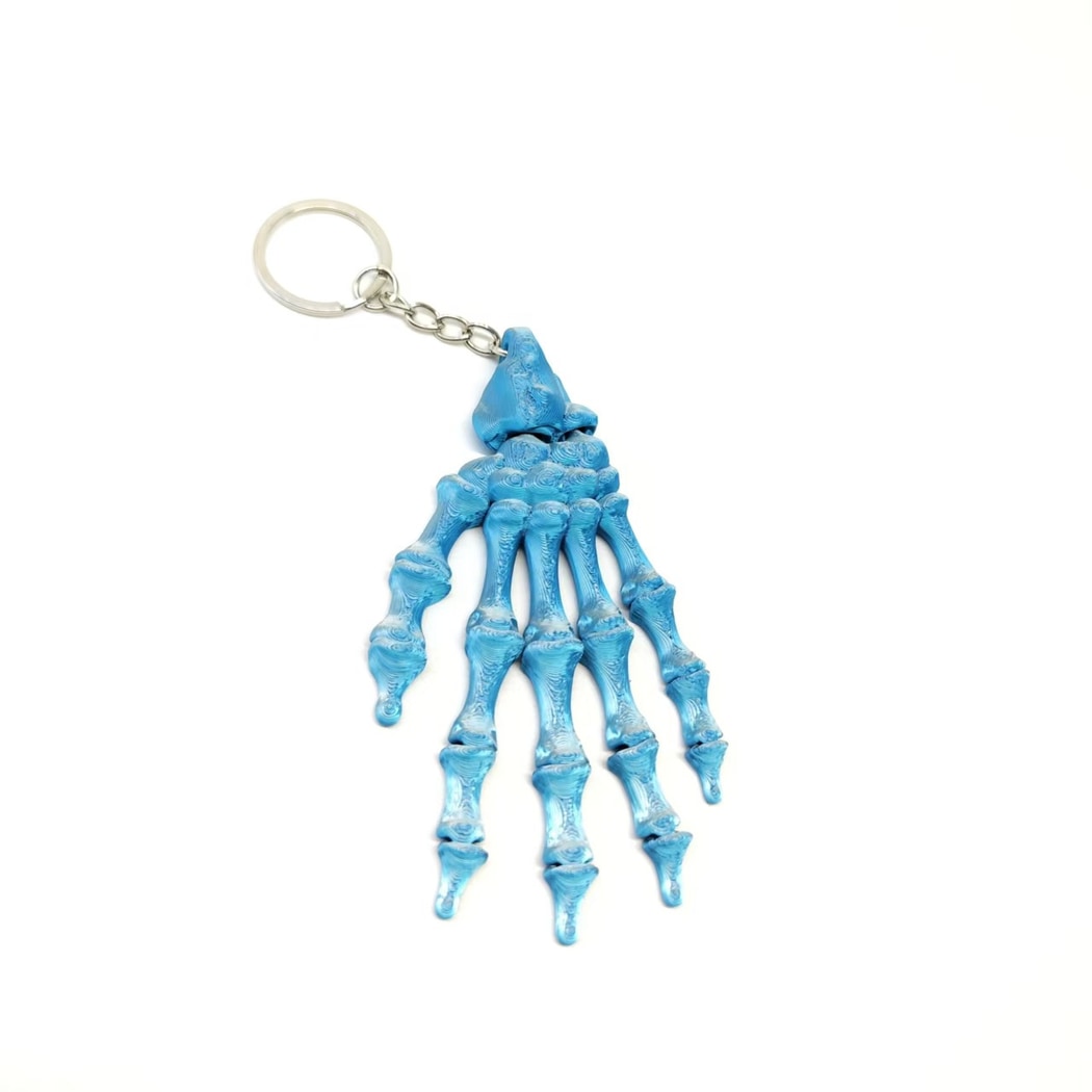 Keypus - Halloween 3D Printed Skeleton Hand Keychain