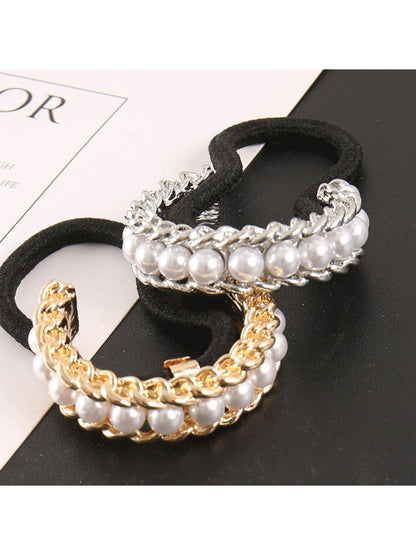 Gifty - Vintage Chain Bead Hair Tie