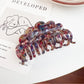 Beau double row wavy claw clip shown from the back with clasp visible