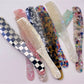 Camerow long handle hair comb with wide teeth on a white background