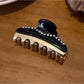 Beau - Retro Geometric Line Acetate Claw Clip