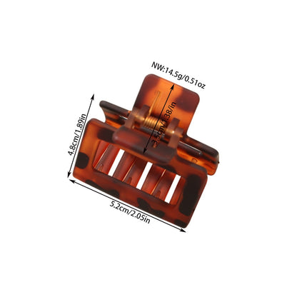 Beau - Matte Finish PS and Alloy Hair Claw Clip