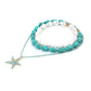 Nozari - Geometric Beaded Star Pendant Necklace