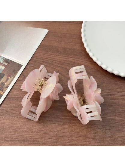 Beau - Elegant Pink Acetate Hair Clip