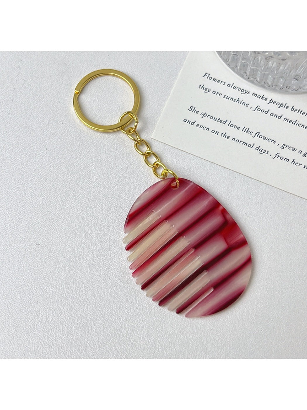 Keypus - Colorful Comb Keychain Charm
