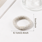 Gifty - Plaid High Elasticity Ponytail Hair Tie