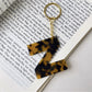 Keypus - Leopard Print Letter Keychain
