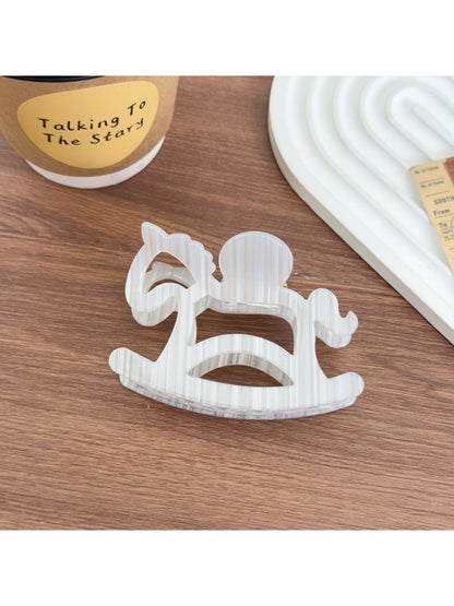 Beau - Vintage Pony Shaped Claw Clip