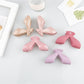 Beau - Solid Color Large Crossed Design Claw Clip