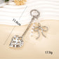 Keypus - Alloy Bow Detail Bag Charm Phone Charm Keychain