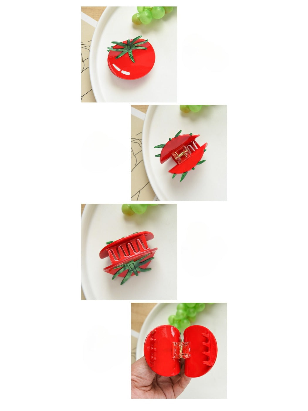 Beau - Fruit Vegetable Acetate Hair Claw Clip